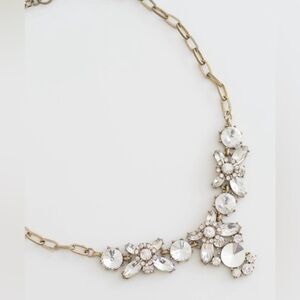 J. Crew Factory Clear Crystal Necklace